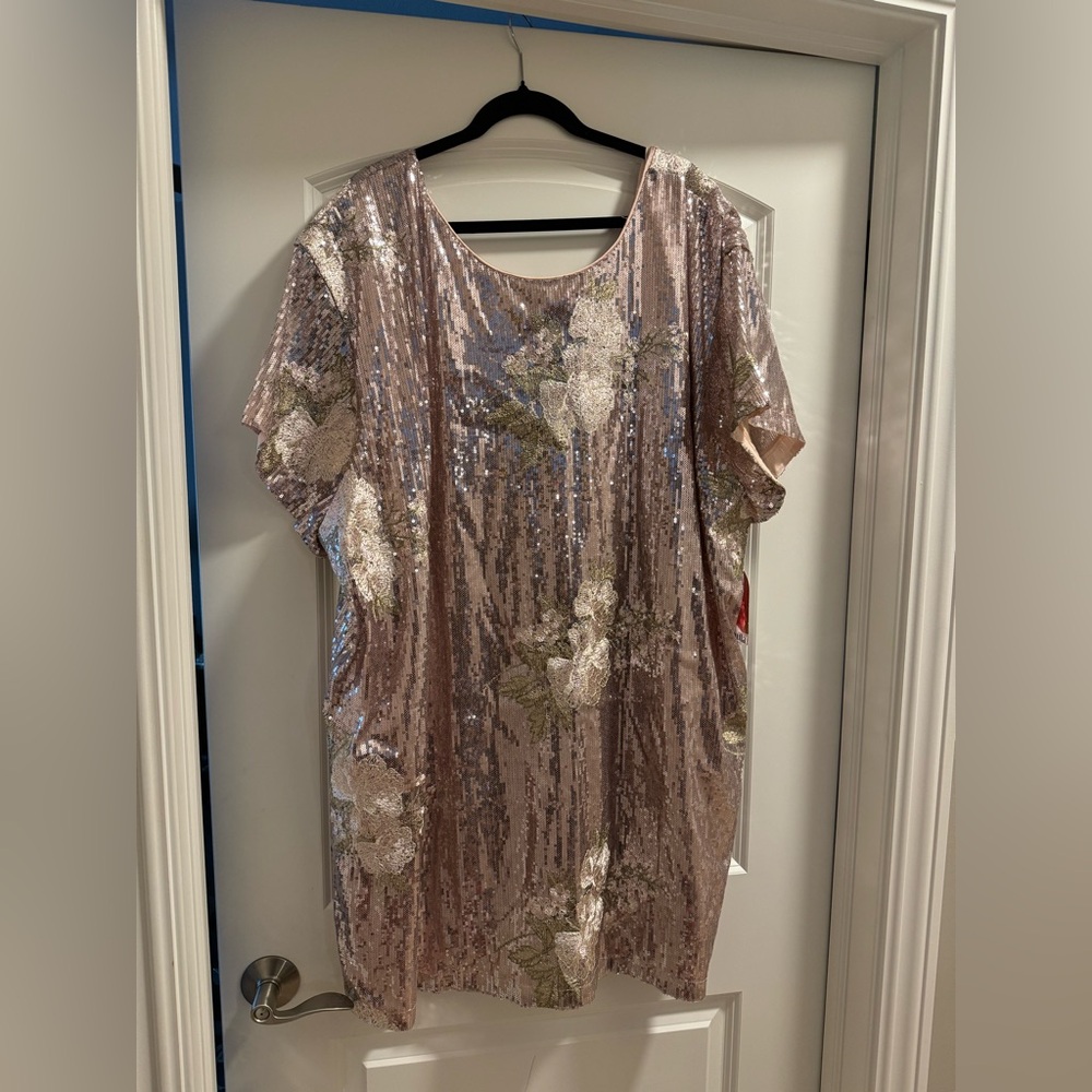 Arula sequin embroidery dress- 3x/ size C